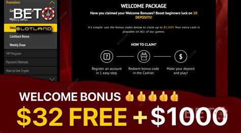 slotland $1000 bonus code|Slotland: Review & Bonuses (Get $32 Free + $1000 After Deposit).